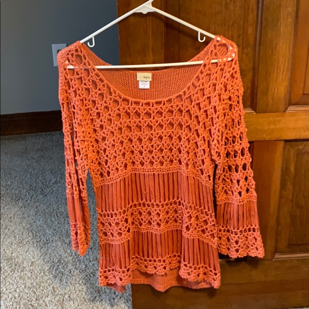 Sweater knit open